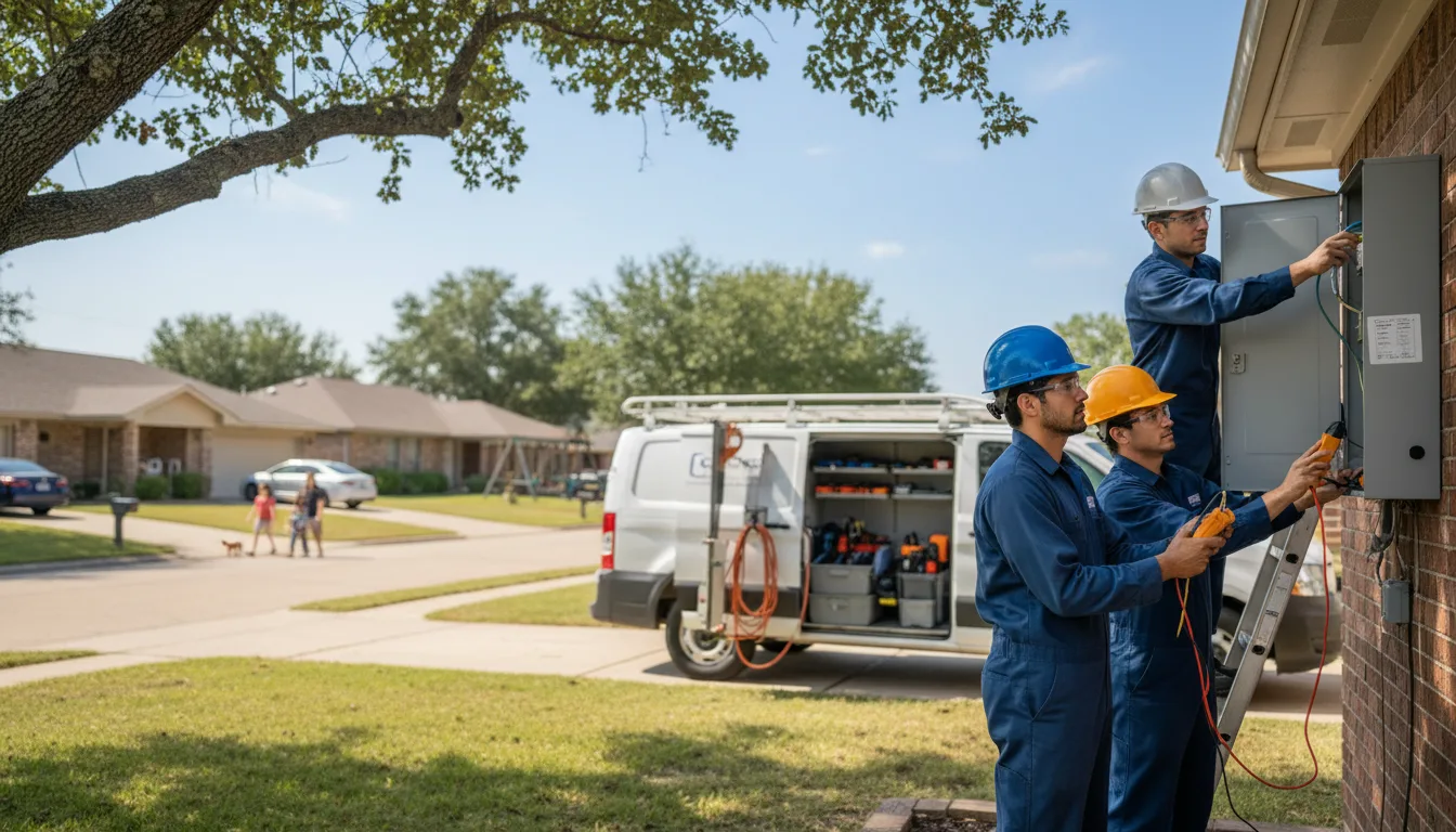 Certified electrician providing emergency electrical services in Strawberry, AR